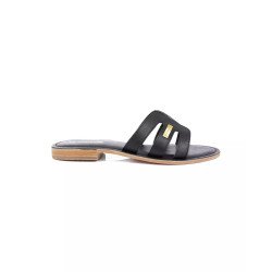 DAMIA mules en cuir