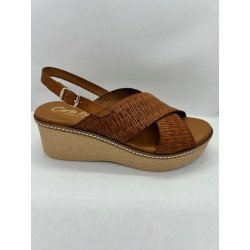 45529 sandales compensées cuir