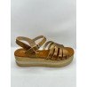 15634 sandales compensées cuir