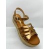 15634 sandales compensées cuir