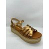 15634 sandales compensées cuir