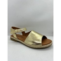 33398 sandales plates en cuir