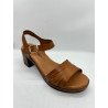 68211 sandales à talons en cuir