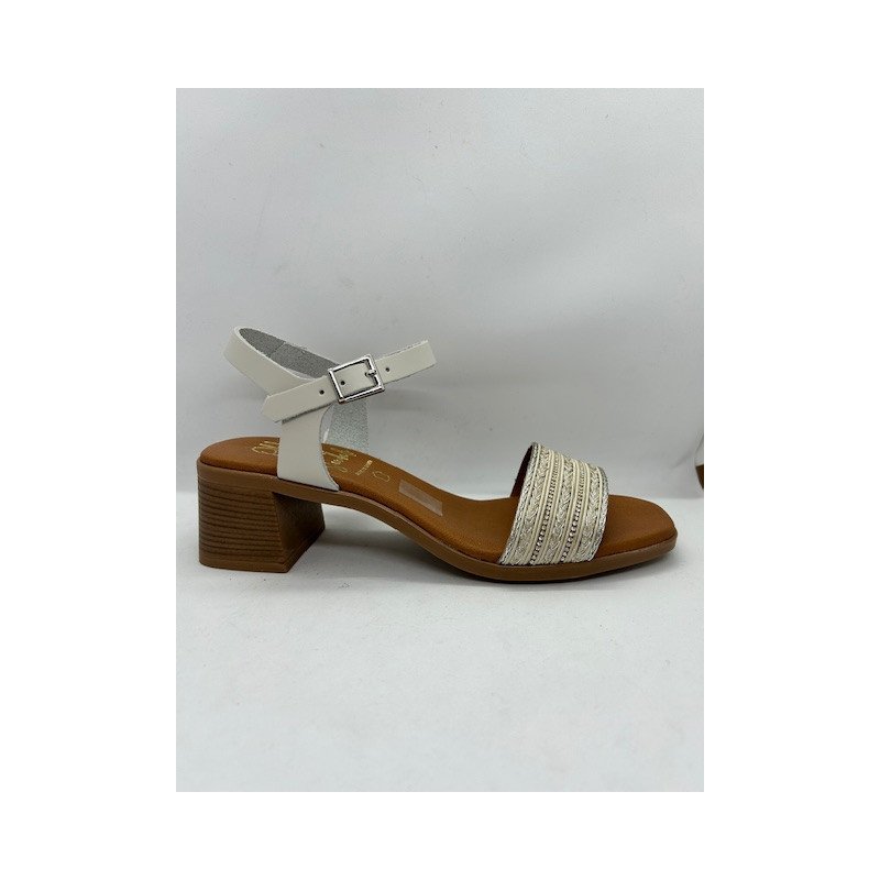 5612 sandales à talons en cuir