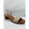 5612 sandales à talons en cuir