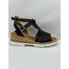 TAMAIGRI  sandales compensées en cuir