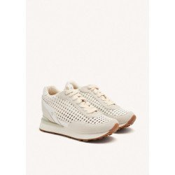 BASKETS COMPENSÉES CUIR ET MAILLE HIGHGATE