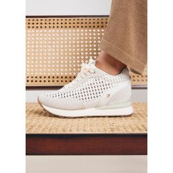 BASKETS COMPENSÉES CUIR ET MAILLE HIGHGATE