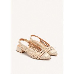 BALLERINES TRESSÉES EN CUIR PISKOVE