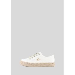 Espadrilles blanches en 100% coton bio