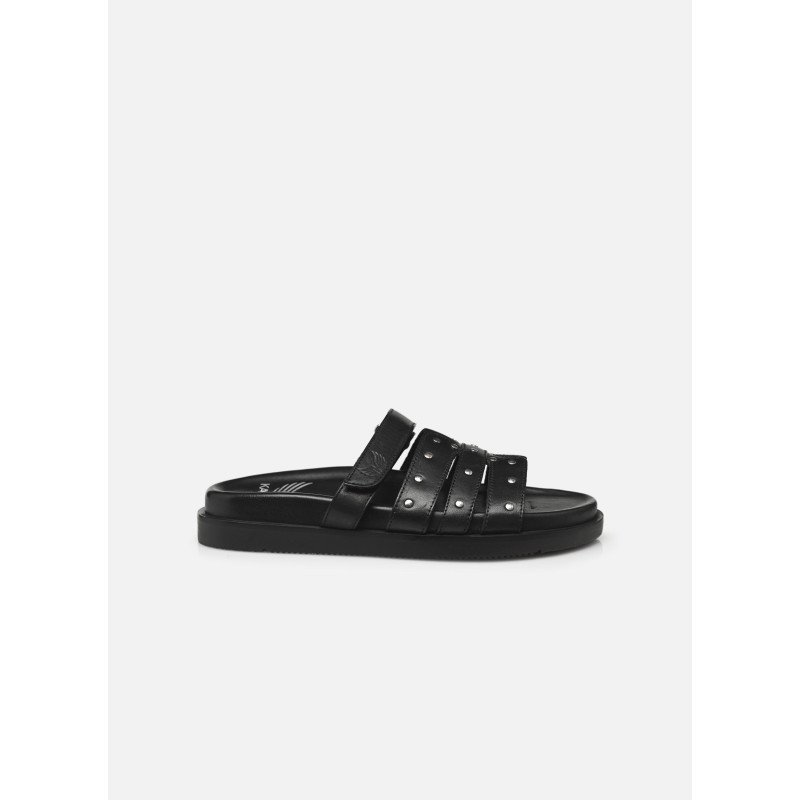 Mules en cuir Kaporal