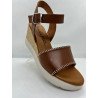 Sandale compensée en cuir Patricia Miller 6783