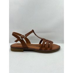 Sandale en cuir marron Patricia Miller 6790