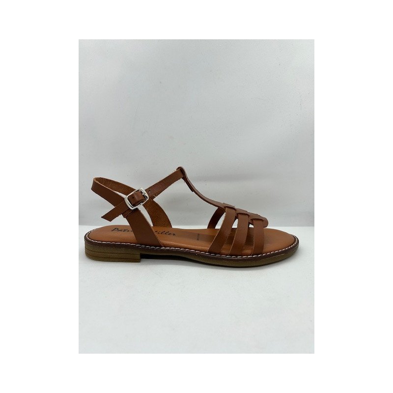 Sandale en cuir marron Patricia Miller 6790