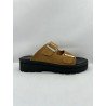 Mules en cuir, 2 boucles ajustables Patricia Miller