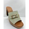 Mules à talon en cuir Ohmysandals 5396