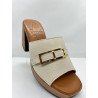 Mules à talon en cuir Ohmysandals 5396