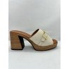 Mules à talon en cuir Ohmysandals 5396