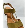 Sandale à talon en cuir 68538