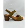 Sandale à talon en cuir 68538