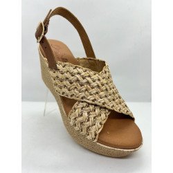 Compensé en cuir Carla Tortosa