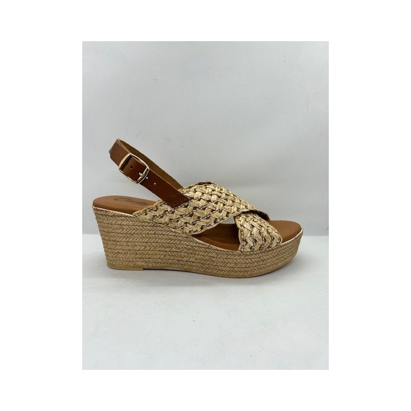 Compensé en cuir Carla Tortosa