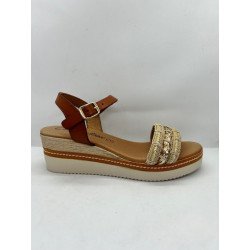 Compensé en cuir Carla Tortosa