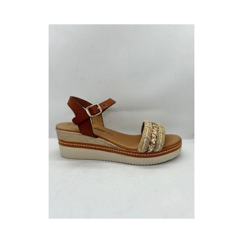 Compensé en cuir Carla Tortosa