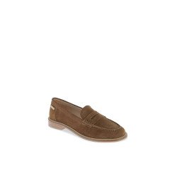 Mocassins femme Lucisued Camel