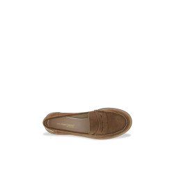 Mocassins femme Lucisued Camel
