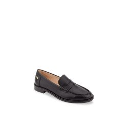 Mocassins femme noir Lucie
