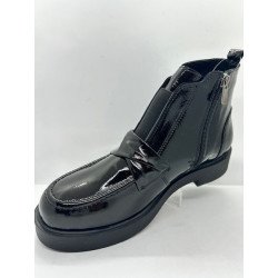 Bottines E/N noir vernis Venezuela