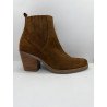 Bottines santiags en cuir