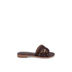 DAMIA mules en cuir
