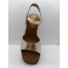 Sandale à talon doré Ohmysandals