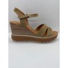 Sandale compensé taupe Ohmysandals