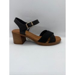 Sandale à talon Carla Tortosa noir