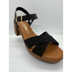 Sandale à talon Carla Tortosa noir