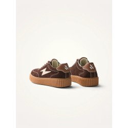 Baskets MAGGIE Emblem Lace chocolat