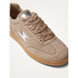 Baskets AURA Emblem TAUPE
