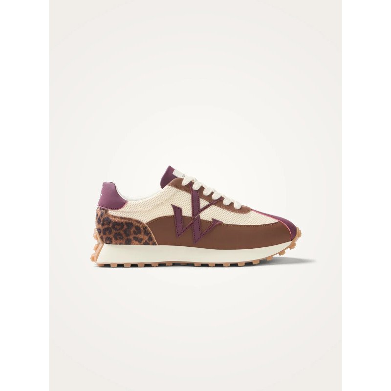 Baskets FLOW Initials choco/violet