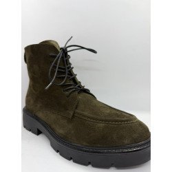 Bottines décontractées lacets et fermeture éclair