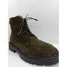 Bottines décontractées lacets et fermeture éclair