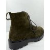 Bottines décontractées lacets et fermeture éclair
