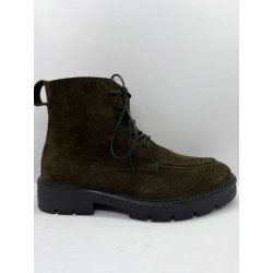 Bottines décontractées lacets et fermeture éclair